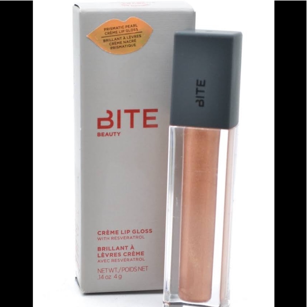 BNIB Bite Beauty Champagne Pearl Lip Gloss - Picture 2 of 4